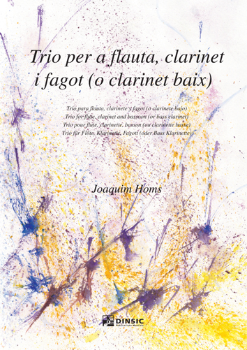 Trio per a flauta, clarinet i fagot (o clarinet baix)