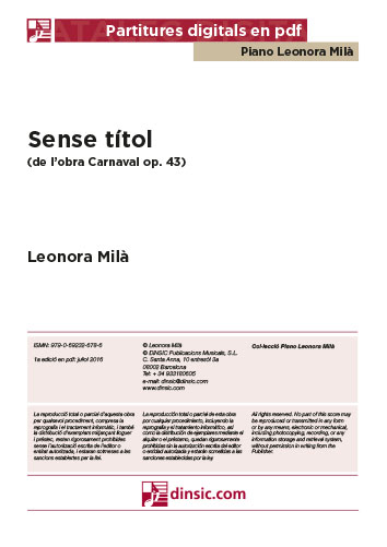 Sense títol, Carnaval op. 43