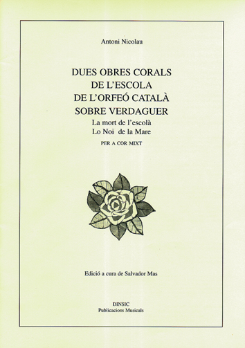 Dos obras corales sobre Verdaguer