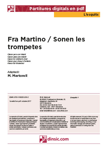 Fra Martino - Sonen les trompetes