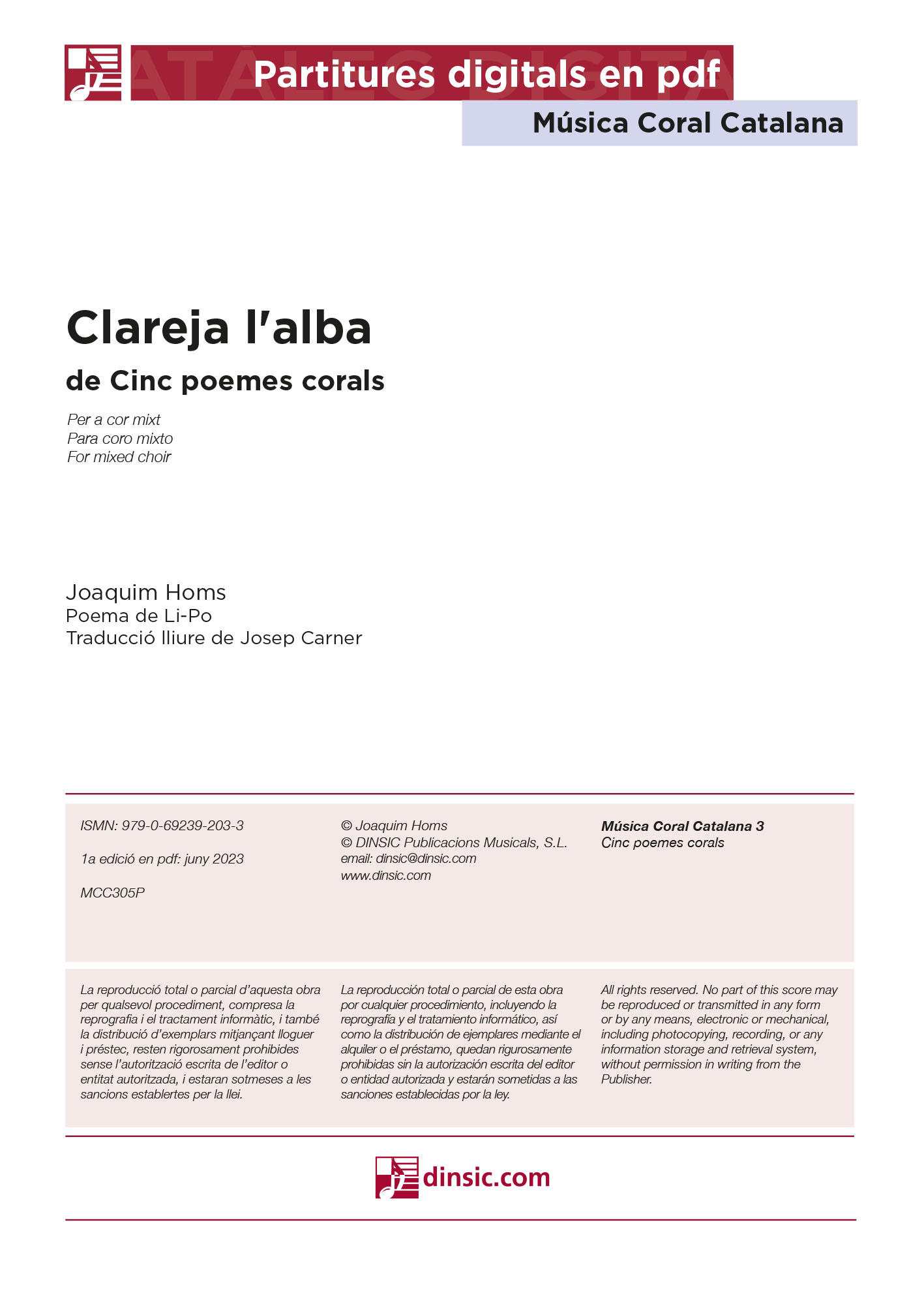 Clareja l'alba