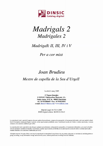 Madrigals 2