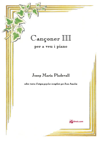 Cançoner III, per a veu i piano