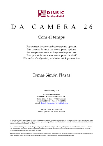 Da Camera 26: Like Time