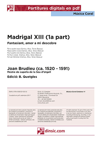 Madrigal XIII (1a part)