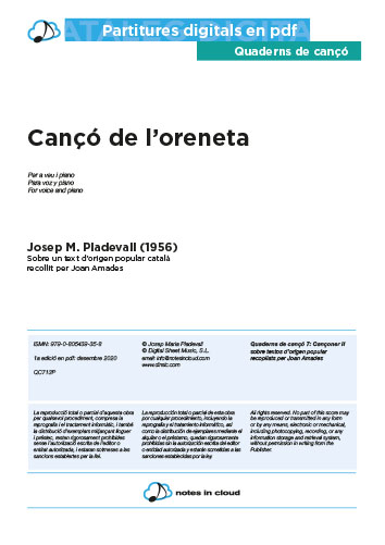 Cançó de l'oreneta
